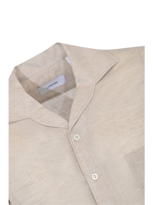 Camicia Pailan in lino Beige LARDINI | PAILAN PAD66814200